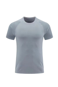 Camiseta de Verano Lisa y Delgada de 180g para Hombre, Ecológica, de Secado Rápido, Transpirable, con Cuello Redondo y Manga Corta, Estilo Casual, Venta al Por Mayor - Product Image 5