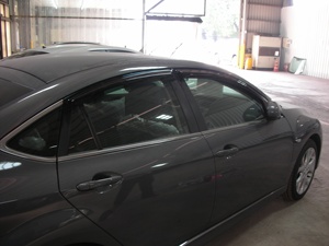 Viseras para Ventanas de Auto HIC, Protectores Contra la Lluvia, Material PMMA, 100% Compatibles con MAZDA 6/Atenza 5DR Hatchback 2008~2012 - Product Image 2