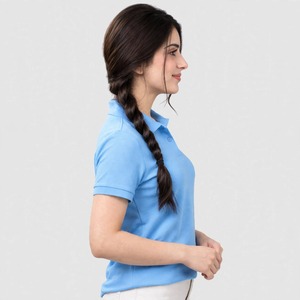 Durable <b>Women</b> <b>Polo</b> <b>Shirt</b> With Comfortable Fabric Strong Seams And Professional Style For Uniform Suppliers - Product Image 5