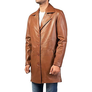 Custom Made Design Top Selling Wholesale Leather Coat Breathable Customized Good Quality Leather Coat - Product Image 5