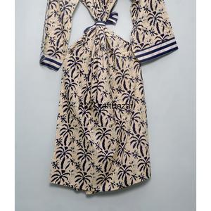 Kimono 100% coton pur à imprimé floral pour femmes, vêtements de nuit d'hiver pour femmes, robe décontractée de plage et de soirée - Product Image 6