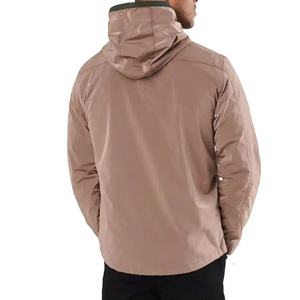 <b>Men's</b> Winter <b>Cycling</b> & Running Quilted <b>Jacket</b> Thick Zipper Windbreaker Canvas Waterproof Windproof Hooded OEM Service - Product Image 3