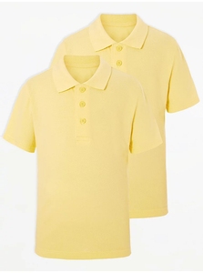 Chemises polo unisexes à manches courtes en coton pour uniforme scolaire, coupe ajustée - Product Image 5