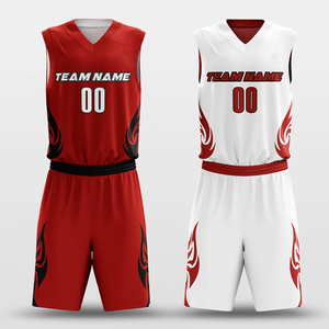 Custom <b>Athletic</b> Team Wear With Durable Reversible Basketball Uniform Comfortable Jersey Shorts For Basketball Games - Product Image 1