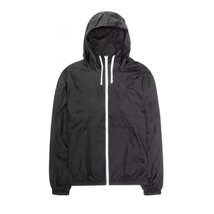 Customized Men's Windbreaker <b>Gym</b> <b>Sets</b> <b>Black</b> Color Zipper Up Adult's Activewear Fitness <b>Gym</b> Workout Windbreaker Suits - Product Image 2