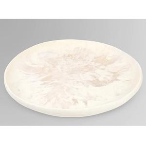 Assiettes de service en résine marron tourbillonnée, vaisselle pour la maison et l'hôtellerie, plat décoratif pour fruits et légumes, bol en résine tendance 2026 - Product Image 4