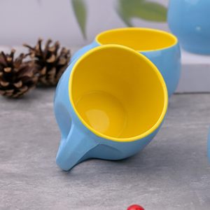 Modern Luxury Pumpkin Ceramic Coffee <b>Set</b> 180ml Eco-Friendly Durable Portable Glossy Multicolor Office & Home Gifting - Product Image 5