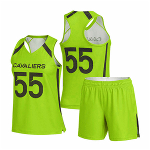 Breathable Lacrosse Uniforms Polyester Custom <b>Men</b> Youth Quick Dry Custom Team Name Team Sublimation Set - Product Image 1