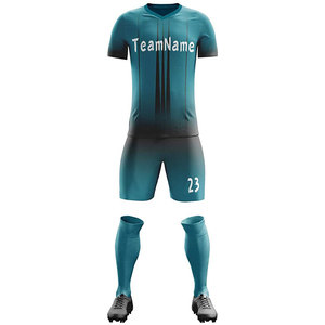 Uniforme de Fútbol con Degradado Morado TeamName, Cuello en V, Manga Corta, Absorbe la Humedad, Unisex para Adultos, Todas las Temporadas, Impresión Sublimada - Product Image 4