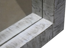 Premium Standing <b>Vanity</b> <b>Mirror</b> for Living Room Clean Modern Border Styling with Sophisticated Interior Appeal - Product Image 4