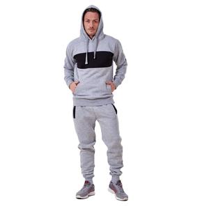 Haute qualité confortable plaine Joggers costumes personnalisé automne sport costume tenues 100% coton pull Street Wear survêtements pour hommes - Product Image 2