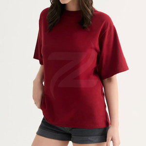 T-shirt pour femmes, coupe ample, uni, décontracté, streetwear, coton, haut d'été confortable, tendance, t-shirt pour femmes - Product Image 5