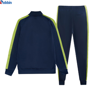 Ensemble de survêtement sportif pour homme, tendance, 2 pièces, décontracté, contrasté, pour le jogging - Product Image 4
