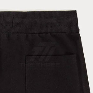 Shorts de détente pour homme 100% coton, écologiques, toucher doux, taille ajustable, style décontracté moderne pour l'extérieur, qualité supérieure - Product Image 3