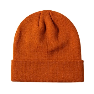 Bonnet en acrylique tricoté personnalisé pas cher, 100 % acrylique, pour l'automne et l'hiver, chaud, uni, couleur unie, pour le sport 2026 - Product Image 4