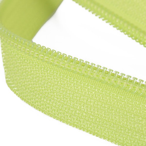 Vente en gros de couleurs personnalisées 3 #   5 #   8 #   Fermeture éclair longue en nylon pour vêtements, accessoires de poche pour contrôle d'accès - Product Image 3