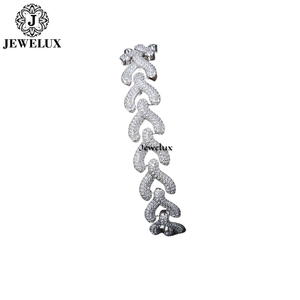 High Demand Exclusive Moissanite Tennis <b>Bracelet</b> for Unisex with High Clarity Round Cut Stones Gift Option Gold/<b>Silver</b> Plated - Product Image 2