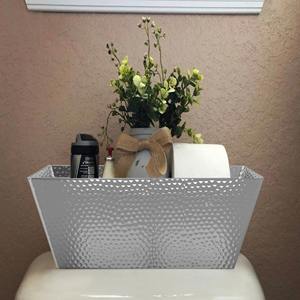 ถาดจัดระเบียบแบบช่องเดียว วัสดุโครเมียมสแตนเลสสตีลทันสมัย สำหรับวางบนเคาน์เตอร์ เหมาะสำหรับผลิตภัณฑ์ดูแลผิว เครื่องสำอาง อุปกรณ์บนโต๊ะอาหาร ห้องน้ำสำหรับแขก - Product Image 4