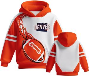 เสื้อฮู้ดเบสบอล ผู้ชาย วัยรุ่น ผู้หญิง แฟชั่นส่วนบุคคล ชุดกีฬา ทีมกีฬา เสื้อพูลโอเวอร์ ฮู้ดดี้แบบซับลิเมชั่น เสื้อสเวตเชิ้ต - Product Image 1