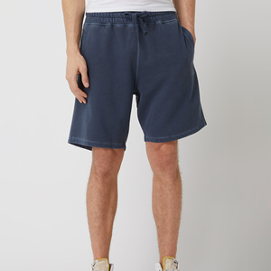 Shorts Bermuda Décontractés et Élégants pour Hommes en Coton Biologique Toile Unie Taille Mi-Haute avec Cordon de Serrage Écologique - Product Image 5