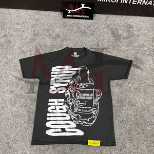 T-shirt classique à manches courtes pour hommes, motif 'Cough Syrup', 100% Coton, pour fabricants de vêtements - Product Image 2