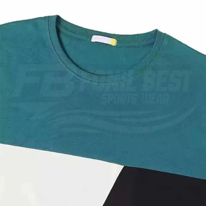 เสื้อยืดคอกลมผู้ชายสไตล์ฮิปฮอป ผ้าฝ้ายถัก 100% ระบายอากาศดี ทรงลำลอง ใส่สบาย แขนสั้น - Product Image 2