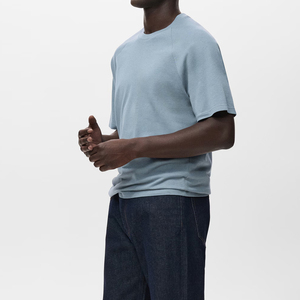 Camiseta de hombre con hombros caídos, estilo moderno, superventas, 100% algodón, anti-bolitas, transpirable, duradera, 300g, lona completa, precio mayorista - Product Image 4