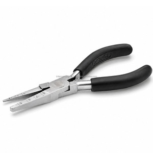 Pince à boucler professionnelle en acier inoxydable (2 pièces) – Outil de fabrication de bijoux pour fils ronds et carrés, kit de façonnage de boucles OEM pour le bricolage - Product Image 3