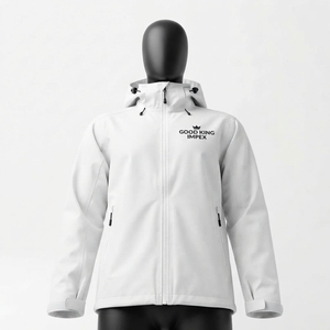 Men's Wholesale Lightweight Waterproof <b>Hooded</b> Rain Jacket Outdoor Solid Color <b>Raincoat</b> Hiking Jacket - Product Image 4
