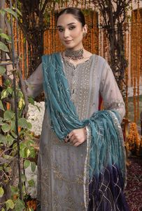 New Arrival Traditional Pakistani Salwar Kameez Heavy Embroidery Stylish Women Ankle-Length Quick Dry Breathable Summer Party - Product Image 2