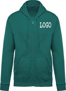 Men Zipper Hoodie Men 100% Cotton Baggy Hidden Pocket Streetwear Custom Heavy Weight Thick Hoodie - Product Image 5