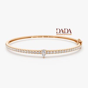 Brazalete de Diamante Cultivado en Laboratorio para Mujer, Brazalete Minimalista con Diamante, Joyería Fina, Delicado, para Uso Diario, Regalo de Lujo para Boda - Product Image 4