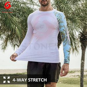 Custom Men's Compression Long Sleeve rash guard Moisture Wicking <b>Athletic</b> Gym Workout Running Base Layer Sportswear - Product Image 4