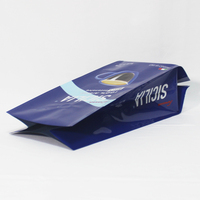 Sachet personnalisé à soufflet latéral scellé avec valve unidirectionnelle en Mylar pour emballage plastique de café/thé au lait