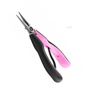 Alicates de punta larga y estrecha de acero inoxidable con mango de doble componente, herramienta para hacer joyas Zetomed Pro - Product Image 5