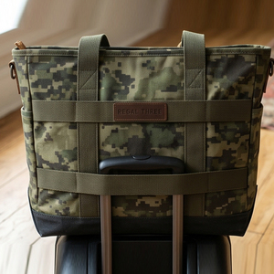 Sac fourre-tout en toile OEM camouflage pour femme, nouvelle collection 2026, sacs à main camouflage pour femme, sacs fourre-tout personnalisés pour le shopping - Product Image 2