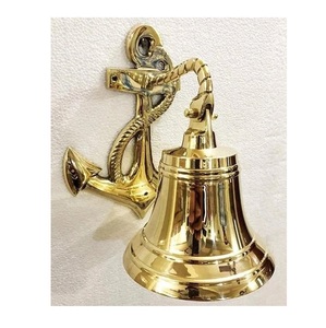 Vintage <b>Brass</b> Marine <b>Bell</b> Nautical Ship <b>Bell</b> For Maritime Decor Coastal Home Sailor Gifts Office Display And Collectors - Product Image 4
