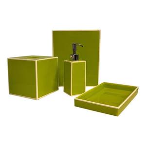 Juego de Accesorios de Baño de Resina de Tres Piezas, Moderno y de Lujo, para Hotel y Hogar, Duradero y Resistente al Polvo, con Color Personalizado - Product Image 5