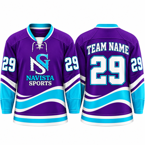Nouveauté, maillot de hockey sur glace confortable sur mesure, vêtements de sport pour équipe, maillot de hockey sur glace fabriqué au Pakistan - Product Image 2