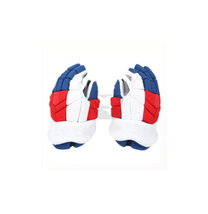 Gants de hockey sur glace en cuir de haute qualité, nouvelle conception Veekend Bazar, paume antidérapante, unisexe, fermeture à boucle, logo/étiquette personnalisés - Product Image 6