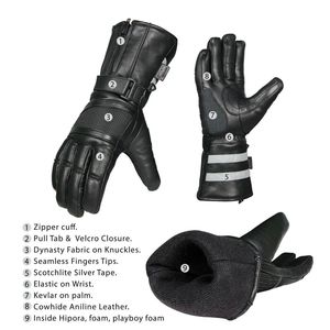 Guantes de Motocicleta de Cuero con Logotipo Personalizado, Diseño de Primera Calidad, Precio Económico, para Hombre y Mujer - Product Image 2