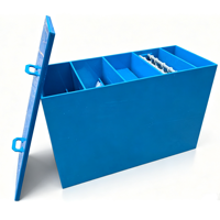Système de filtration pour petit bassin à carpes koï et système de stockage temporaire, système de recirculation d'eau pour usage en pisciculture, en PP de qualité alimentaire