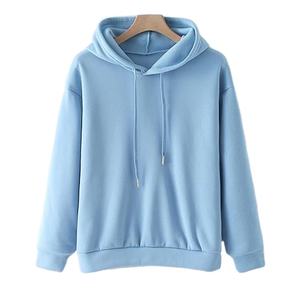 Sweat à capuche de couleur unie pour hommes et femmes, pull à manches longues, manteau, veste pour streetwear, hiver, impression brodée avec logo personnalisé - Product Image 6