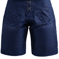 Pantalon de protection de hockey sur glace avancé pour senior, design léger et mobile, rembourrage renforcé, taille ajustable, équipement de match, bleu marine