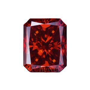 Stonewels Fancy Color Red Radiant Cut DEF VVS VS 1CT 2CT 3CT 4CT HPHT CVD IGI/Diamante sintético suelto certificado cultivado en laboratorio - Product Image 1