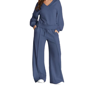 Conjunto Deportivo de 2 Piezas para Mujer, Corte Regular, Top Corto, Transpirable, Impermeable, 100% Algodón, Pakistán, Venta al Por Mayor 2026 - Product Image 2