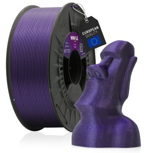 Filamento PLA HD con Purpurina WINKLE, 1.75mm, 1kg, para Impresora 3D, Venta al por Mayor, Partículas FDM, Acabado Fácil de Imprimir, Sin Deformaciones, Hecho en Europa, 0.05mm - Product Image 1