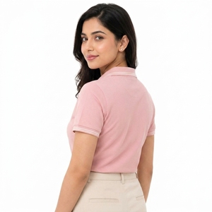 Design Comfortable Fit Durable Construction Custom Designs Premium <b>Women</b> <b>Polo</b> T-Shirt Soft Fabric with Classic Collar - Product Image 6