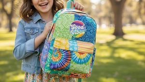 Patch Good Vibes à thermocoller/coudre, 3 pouces - Patch brodé intégral, Patchs brodés de qualité supérieure, Design personnalisé 2026 à thermocoller - Product Image 5