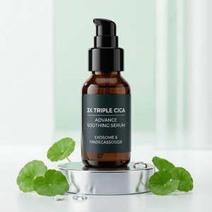 Suero Reparador Calmante Triple CICA 3X 50ml, Marca Privada, Exosoma, Centella, OEM, ODM, MOQ 200 unidades - Product Image 1